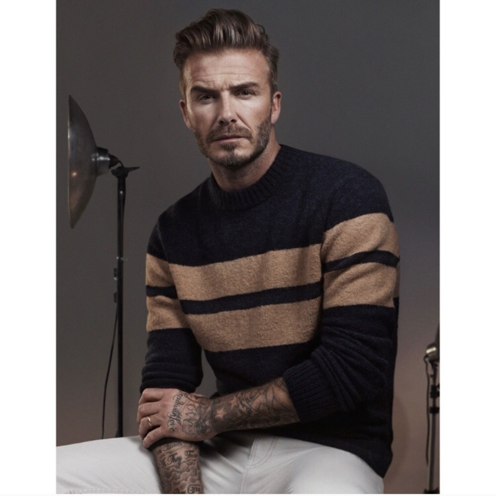 H&M David Beckham Essentials Wool Sweater